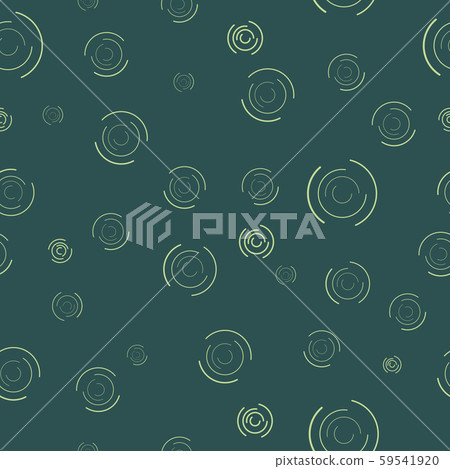 Seamless pattern, abstract circle on dark green Seamless pattern, abstract circle on dark green 59541920