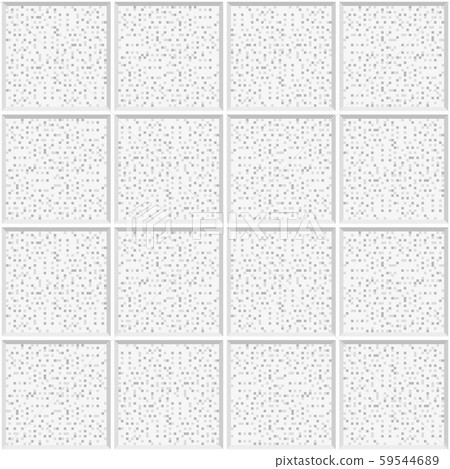 Abstract seamless pattern, gray white ceramic 59544689