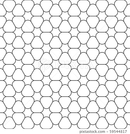 Abstract seamless geometric pattern, black white 59544817