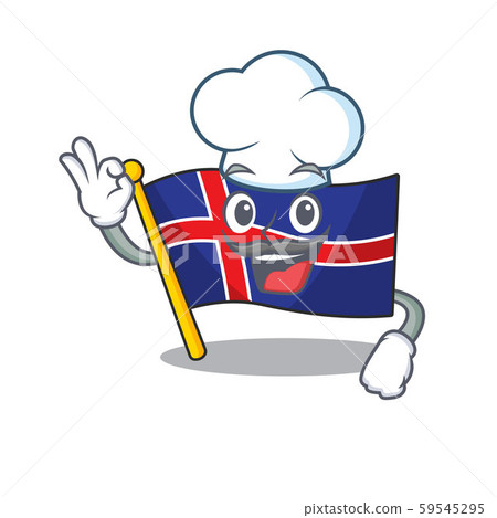 Cartoon flag iceland with the chef character Cartoon flag iceland with the chef character 59545295