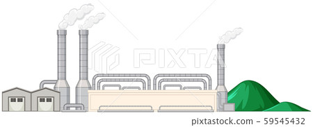 Factory building with smoke Factory building with smoke 59545432