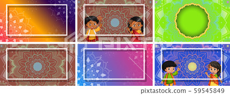Background template with mandala designs Background template with mandala designs 59545849