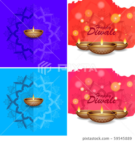 Background template with mandala designs 59545889