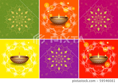 Background template with mandala designs Background template with mandala designs 59546081