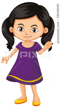 Cute happy smiling child isolated on white 59546095