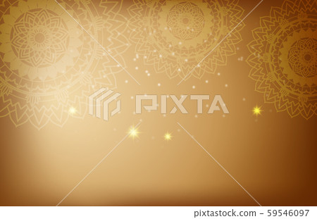 Mandala patterns on brown background 59546097