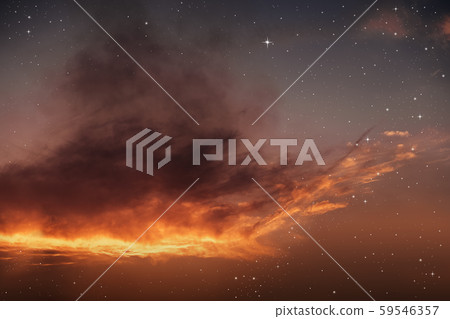 colorful night sky 59546357