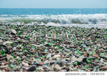 glass beach in Vladivostok, Russia glass beach in Vladivostok, Russia 59546359