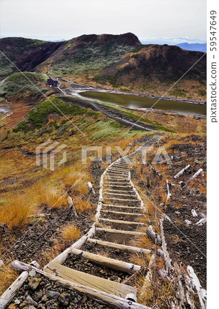 秋田小岳樹徑和阿米達池塘 59547649