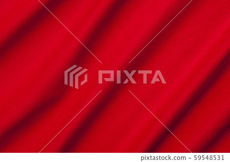 Fragment of crumpled red polyester fabric Fragment of crumpled red polyester fabric 59548531