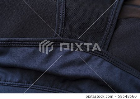 Close-up fragment of black nylon garment Close-up fragment of black nylon garment 59548560