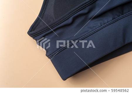 Black women's nylon sports top Black women's nylon sports top 59548562