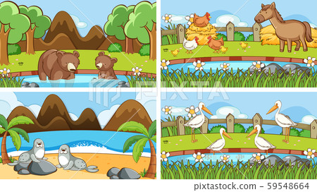 Background scenes of animals in the wild Background scenes of animals in the wild 59548664