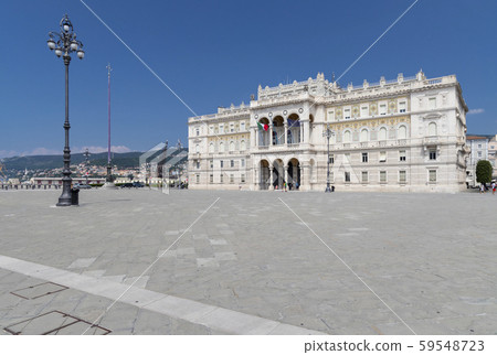 Historic centre in Terst, Italy 59548723