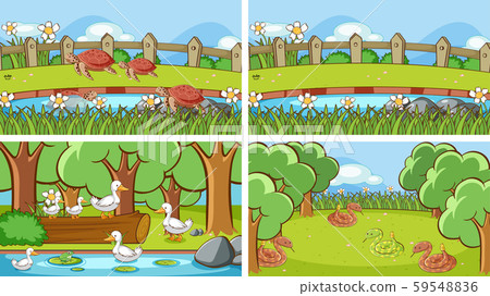 Background scenes of animals in the wild 59548836