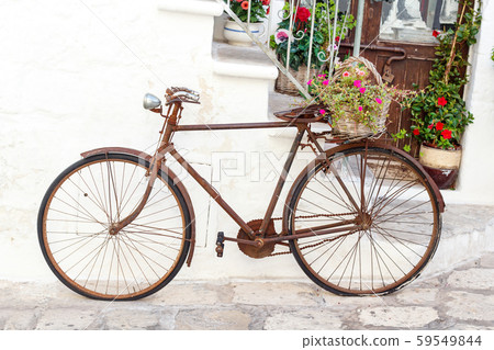 Decorative Bike on the Street of the City of 59549844