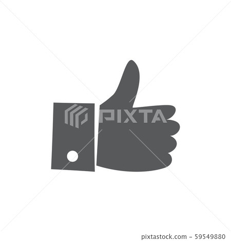 LIKE icon on white background 59549880
