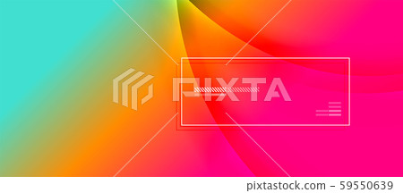Trendy simple fluid color gradient abstract background with dynamic wave shadow line effect. Vector Trendy simple fluid color gradient abstract background with dynamic wave shadow line effect. Vector 59550639