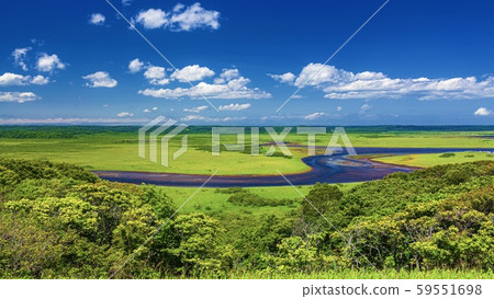 Summer scenery of Kiritappu Wetland, Hamanaka Town, Hokkaido 59551698