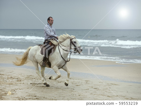 riding man and horse riding man and horse 59553219