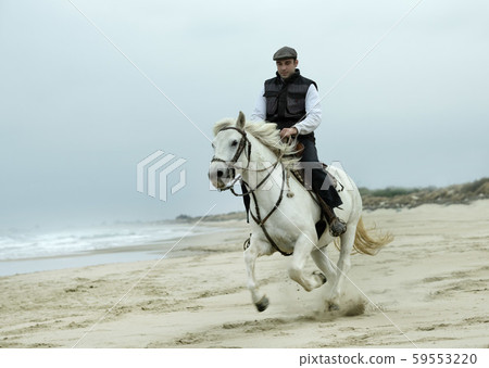 riding man and horse riding man and horse 59553220