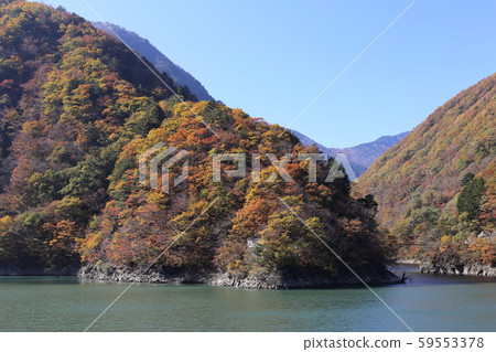 Mizudon水壩水壩湖秋葉 Mizudon水壩水壩湖秋葉 59553378