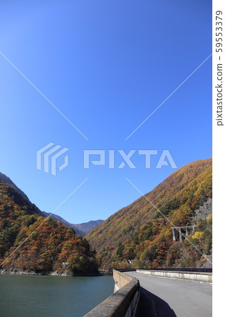 Mizudon水壩水壩湖秋葉 Mizudon水壩水壩湖秋葉 59553379