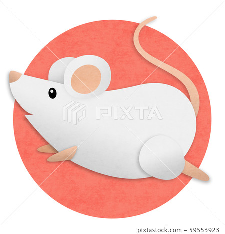 White mouse illustration, run 59553923