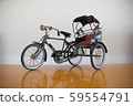 Old-fashioned tricycle model 59554791