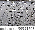 Water droplets on the glass 59554793