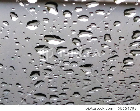 Water droplets on the glass Water droplets on the glass 59554793