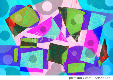 Contemporary art abstract pattern mood board.... - Stock Illustration ...
