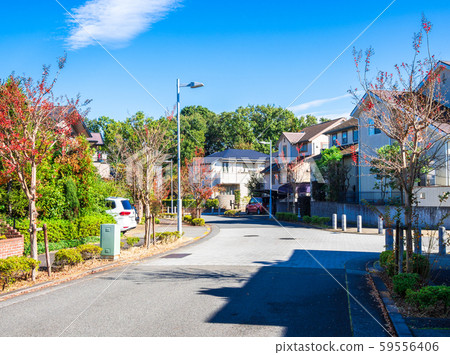 一個安靜的住宅區 一個安靜的住宅區 59556406