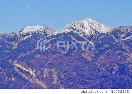 Mt. Choshi and Mt. Hakuba from the top of Mt. 59558258