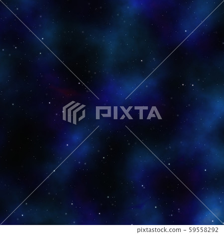 Blue space nebula 59558292