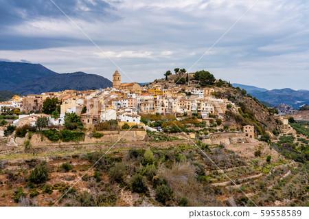 Idyllic old town Polop, Costa Blanca, Alicante, Spain Idyllic old town Polop, Costa Blanca, Alicante, Spain 59558589