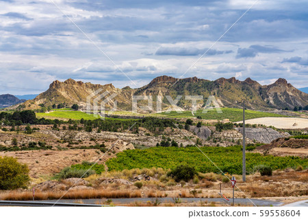 Landscape view of Villanueva near Murcia in Spain 59558604