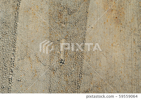 Beige faded. Texture of stained metal surface with cracked paint with cracked paint. Finely detailed 59559064