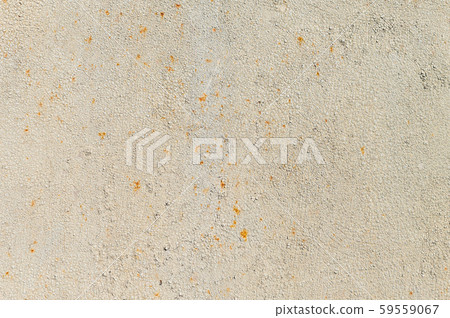 Beige faded. Texture of stained metal surface with cracked paint with cracked paint. Finely detailed 59559067