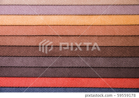 Abstract volumetric background textile multicolored horizontal stripes of furniture upholstery 59559178