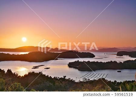 [Ise Shima Kirigaki Observatory (Evening)] Toyama, Daio-cho, Shima City, Mie Prefecture 59561519