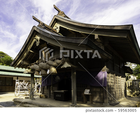 Shirakaba Shrine worship hall, Tottori City, Tottori Prefecture Shirakaba Shrine worship hall, Tottori City, Tottori Prefecture 59563005