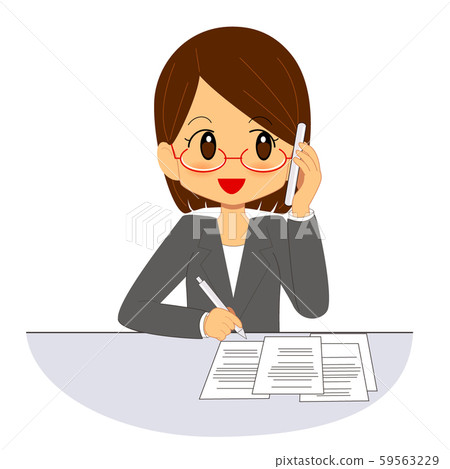 一個女人打電話 59563229