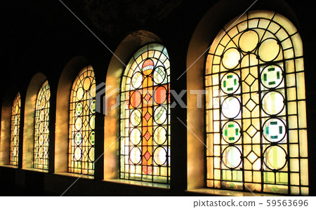 Stained glass of Alexander Nevsky Cathedral 59563696