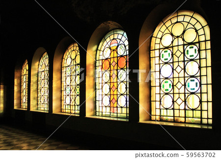 Stained glass of Alexander Nevsky Cathedral 59563702