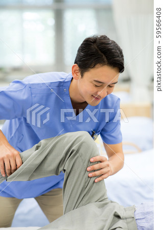 Rehabilitation physical therapist 59566408