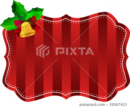 框架框架MerryChrismas聖誕Hiiragi條紋 59567423