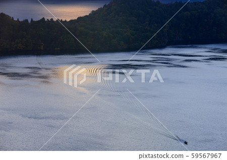 Lake Towada in twilight Lake Towada in twilight 59567967