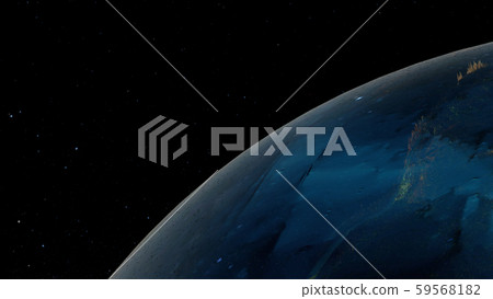 High Quality Planet Earth on Star Field Background 59568182