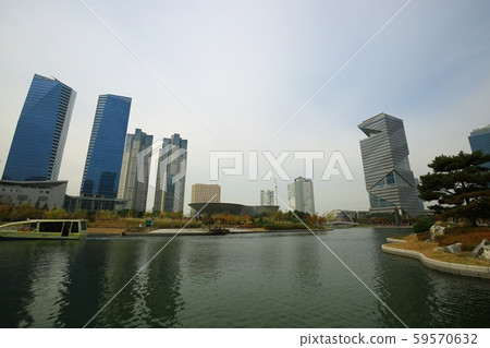 Incheon Songdo, Cityscape 59570632